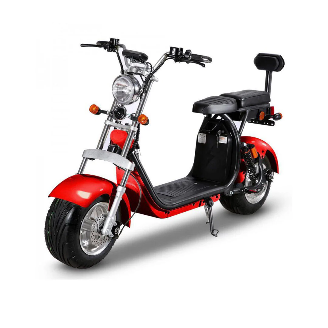 Fanco CITY COCO RANGE 2 AUTONOMIE 110 KM 1500 WATTS 40AH HOMOLOGU��E ROUTE(Rouge)