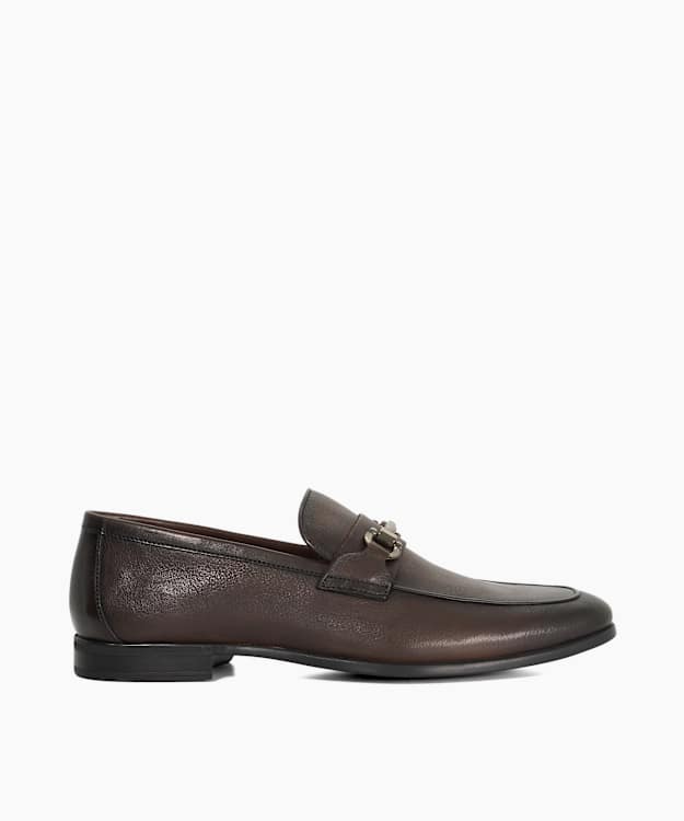 Seymore Brown - Leather Snaffle Loafers