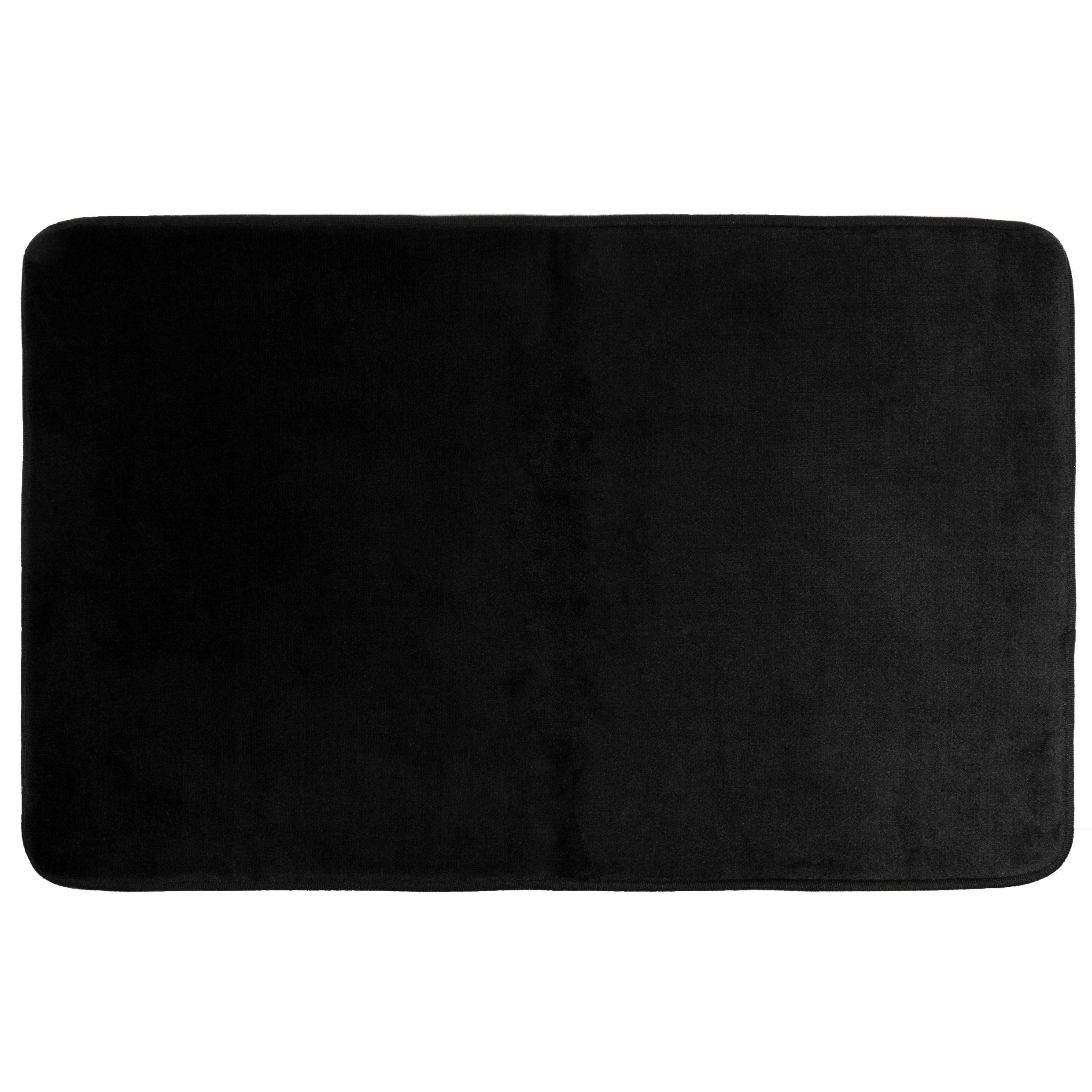 QUVIO Badmat 50 x 80 cm - Zwart