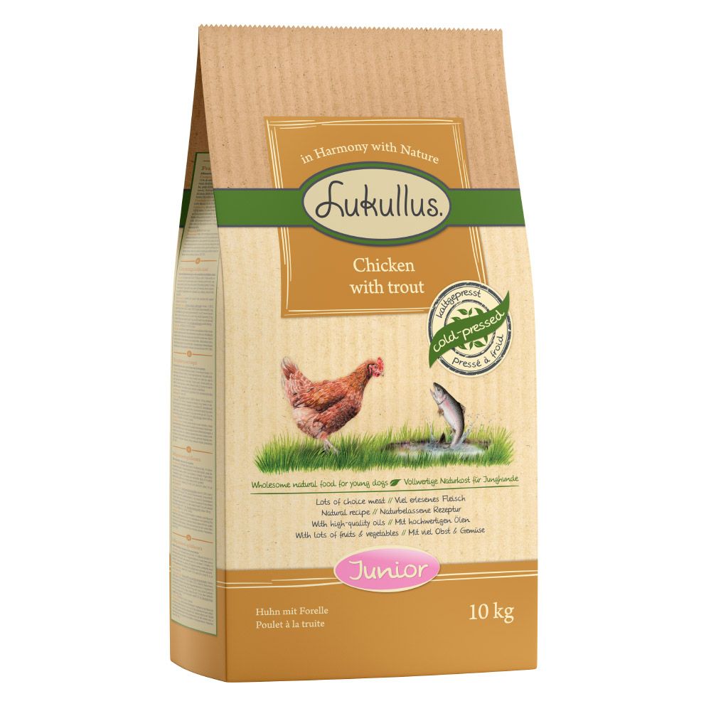 Lukullus Junior Cold-Pressed Chicken with Trout