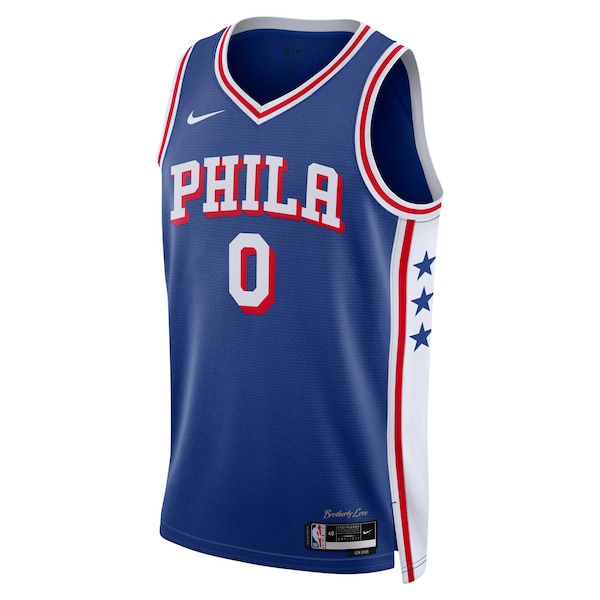 Tyrese Maxey Philadelphia 76ers Nike Unisex Swingman Jersey - Icon Edition - Royal