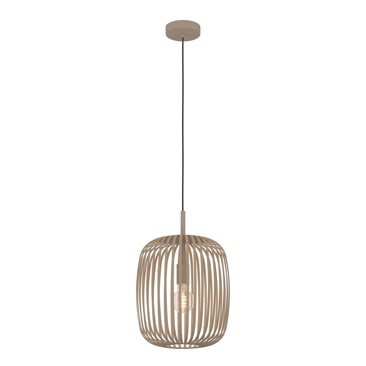 EGLO hanglamp Romazzina - e27 - ø 32,5 cm - zandkleur