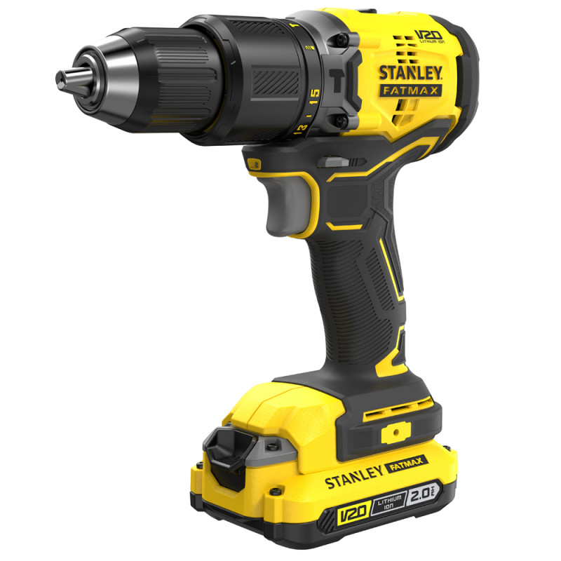 Perceuse à percussion SFMCD715D2K-QW 2 x 2 Ah 18 V STANLEY FATMAX