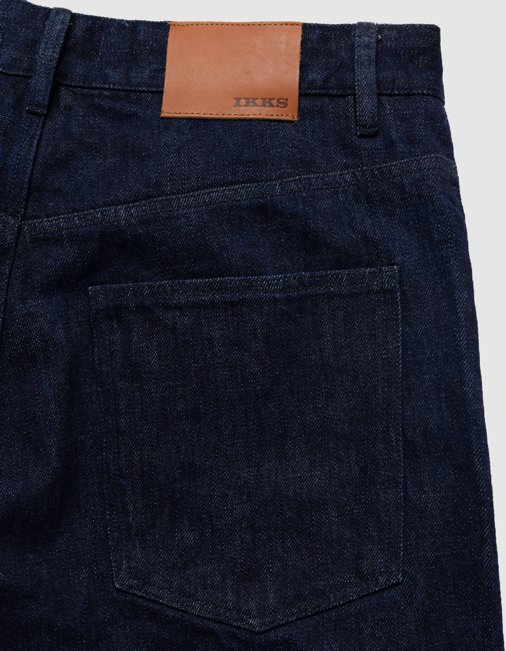 Jean gaucho bleu brut cropped Homme