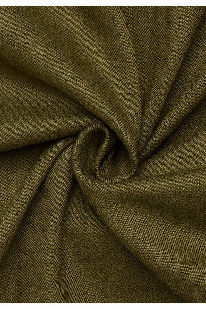 ETERNA 1863 Modern Fit Flanellhemd grün, Einfarbig