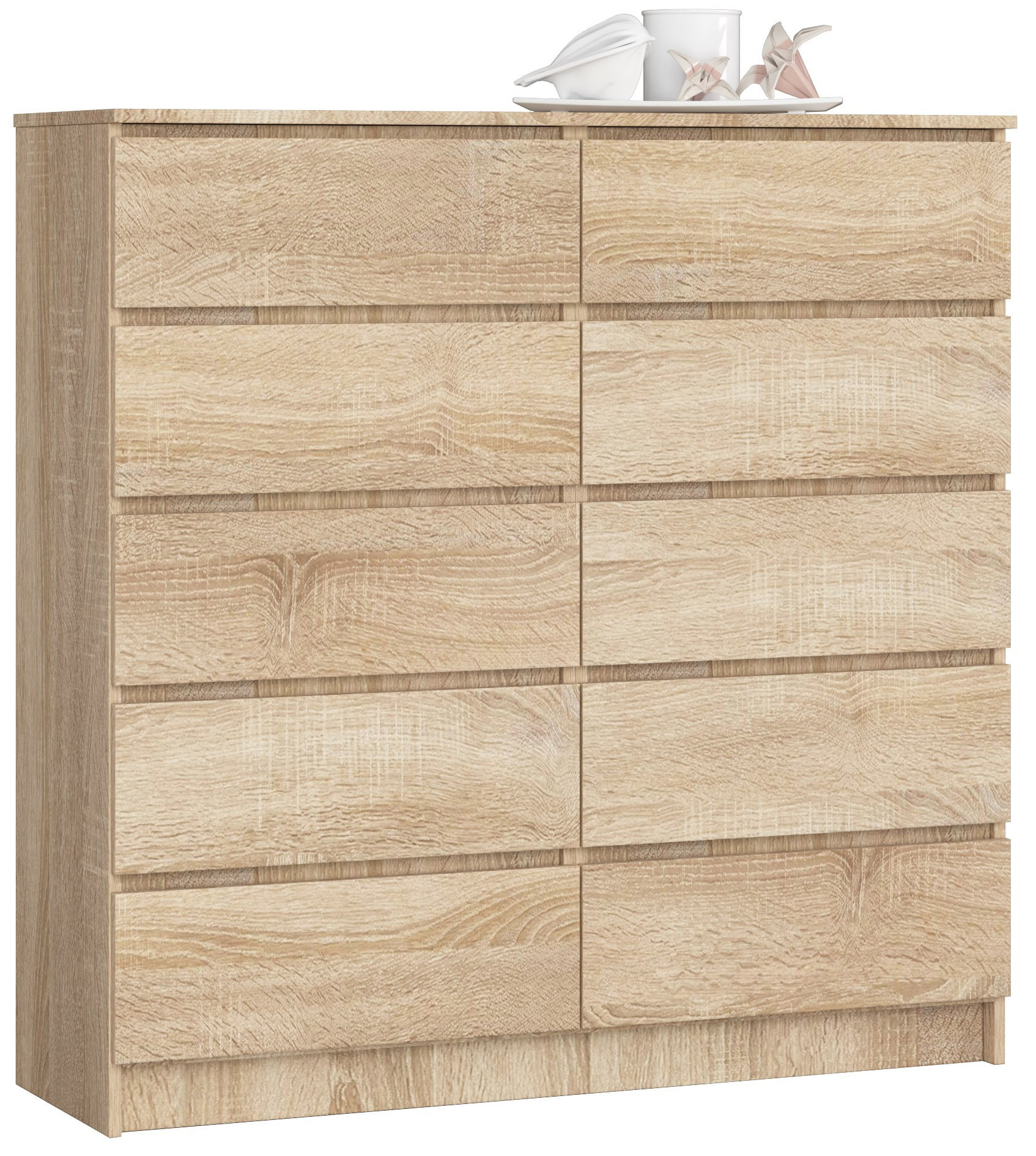 Komoda AKORD K120 Dąb Sonoma 120 cm mat 120x40x121 cm