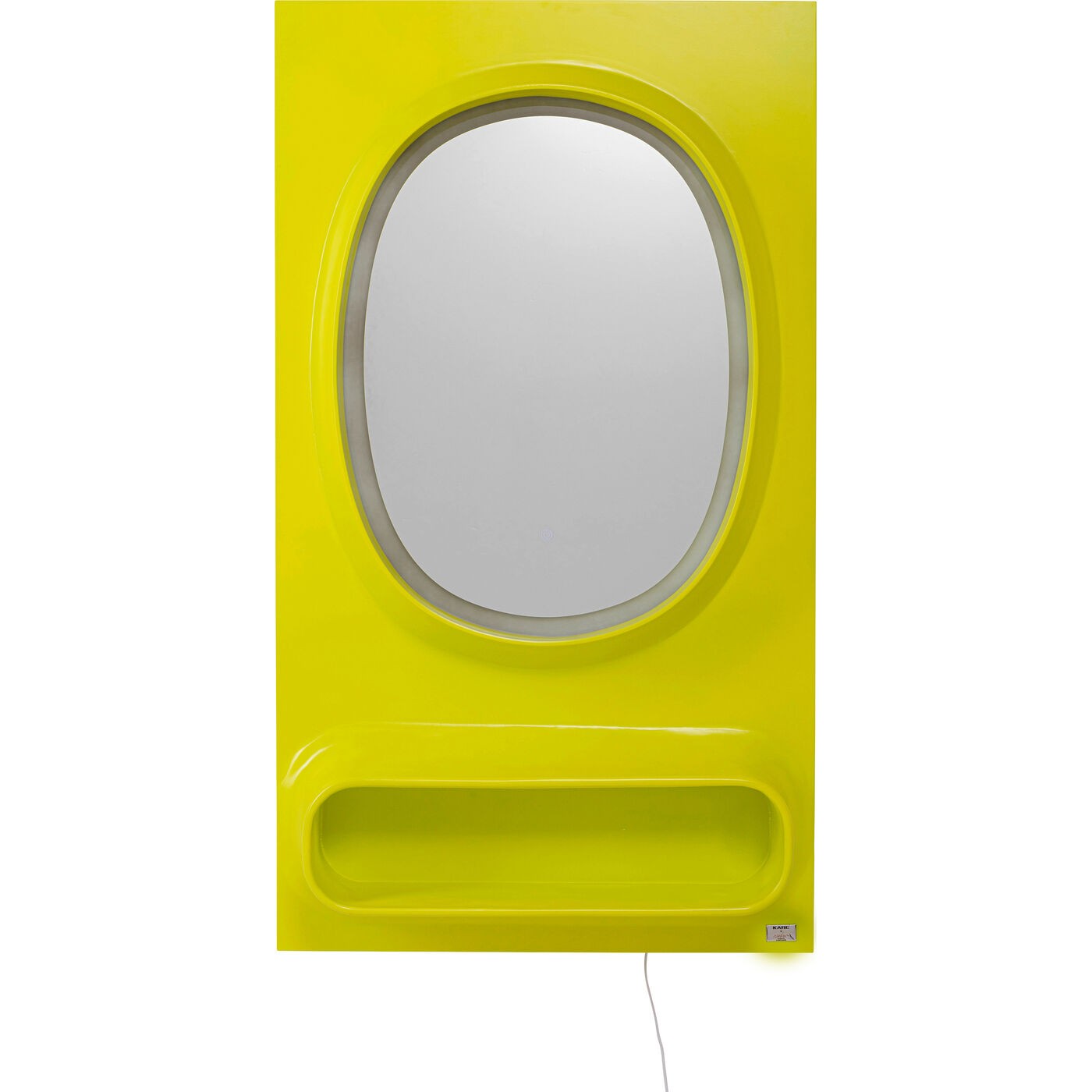 Spiegel Aero LED 141x80cm groen Kare Design