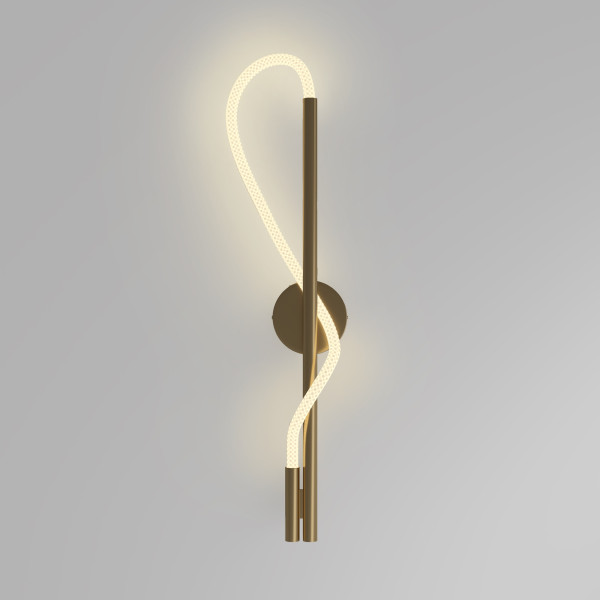 Kinkiet TAUmosiężno-złoty LED 1x13W 600lm wym:3x16,7x84,4cm IP20 Maytoni