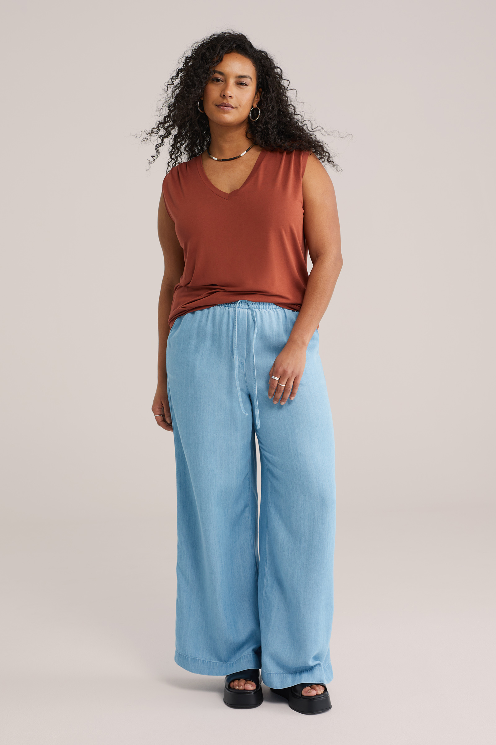 Dames jersey singlet