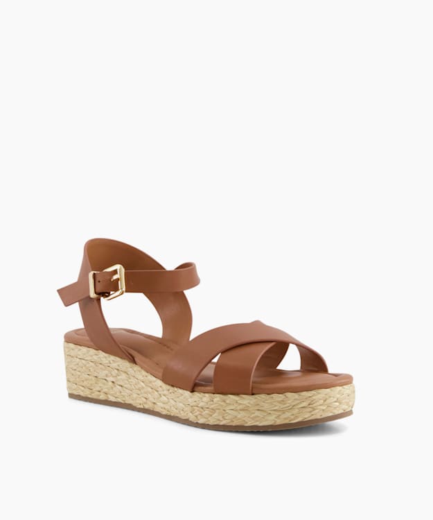Linnie Tan - Woven Flatform Sandals