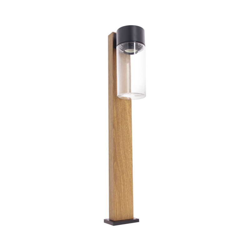 Borne extérieure effet bois E27 40 W XANLITE