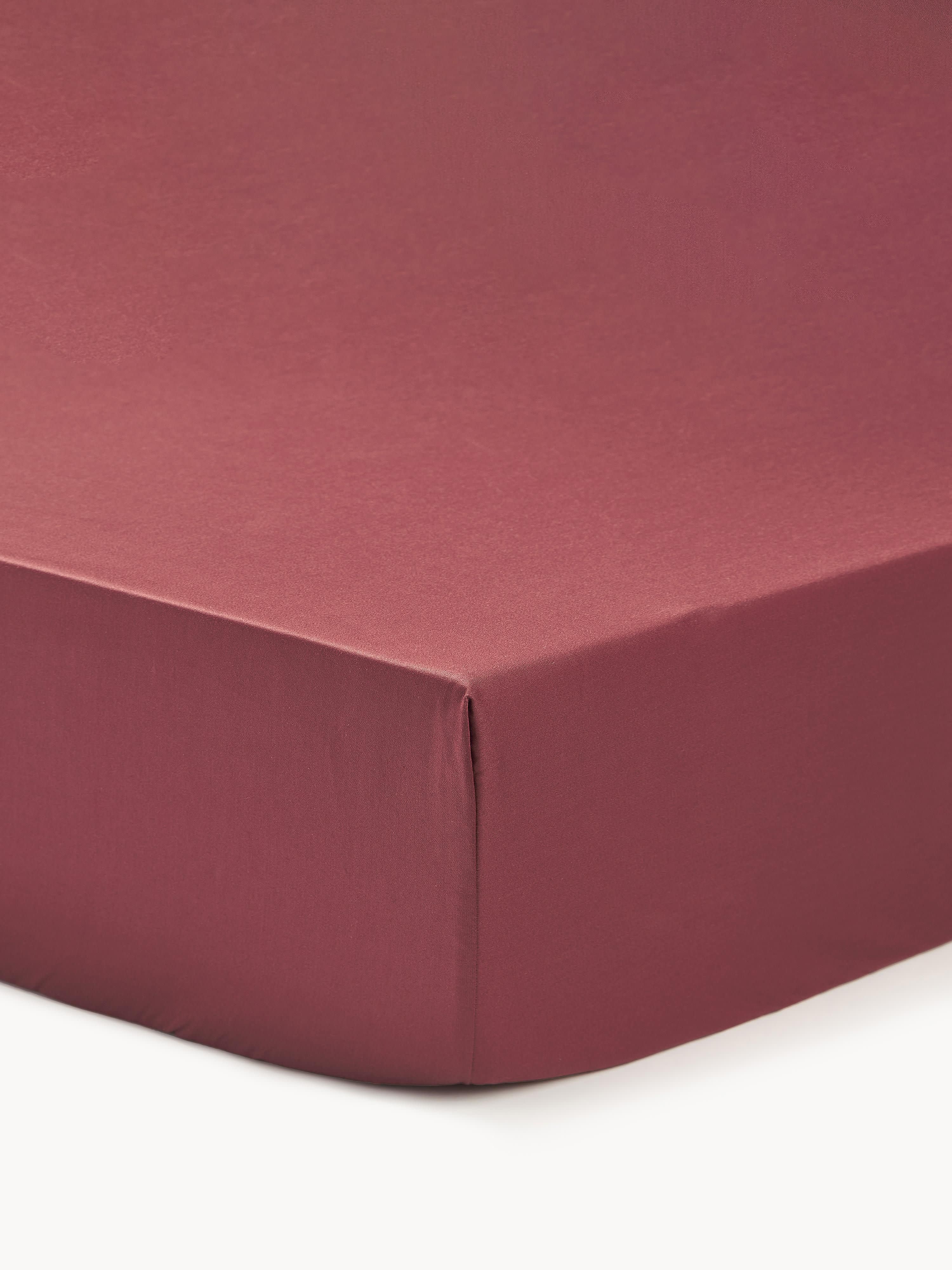 Topper-Spannbettlaken Premium, Baumwollsatin