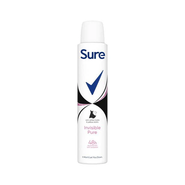 Sure Anti Persp Invisable Pure 200ML
