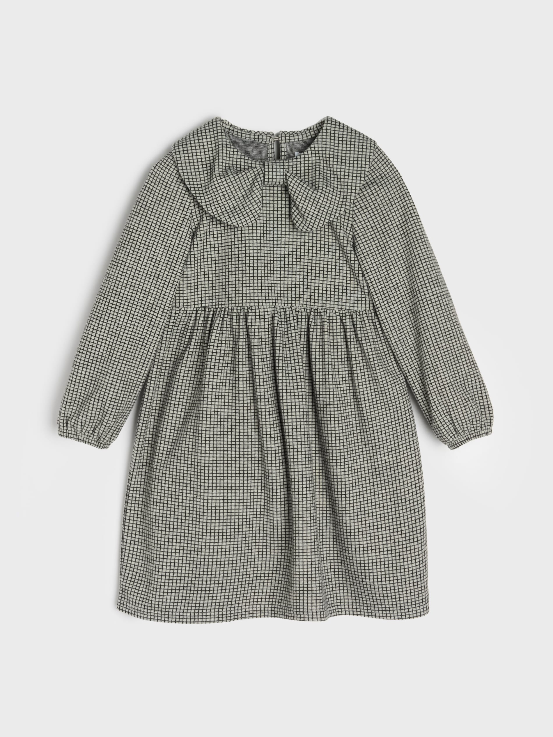 Sukienka babydoll w kratę