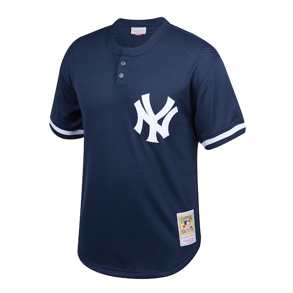Don Mattingly New York Yankees Youth Cooperstown Collection Mesh Batting Practice Jersey - Navy