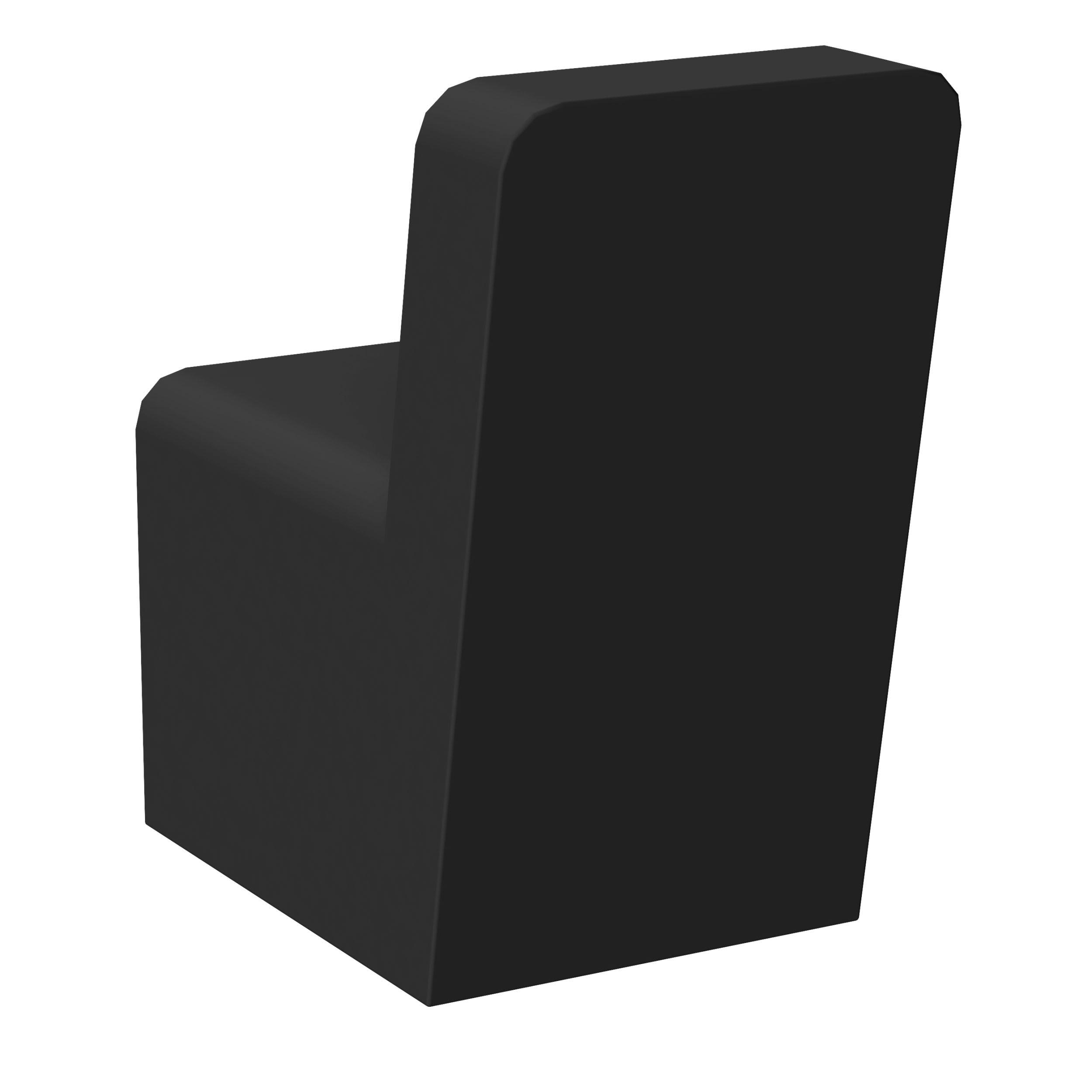 LOFT-GAME - Patère en alu laqué noir