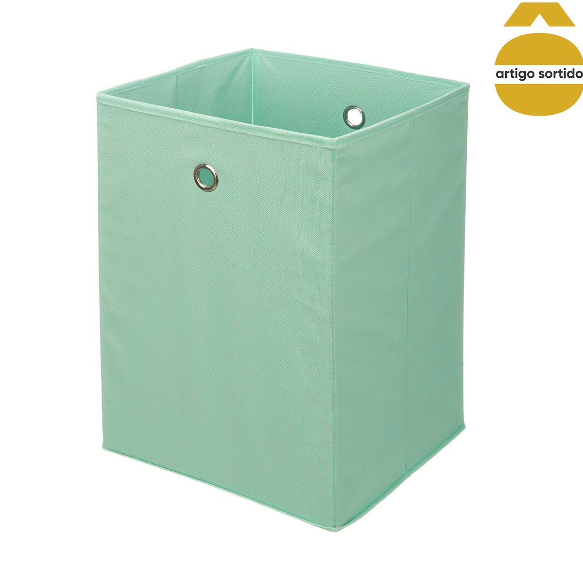 Cesto de arrumação multicolor em TNT