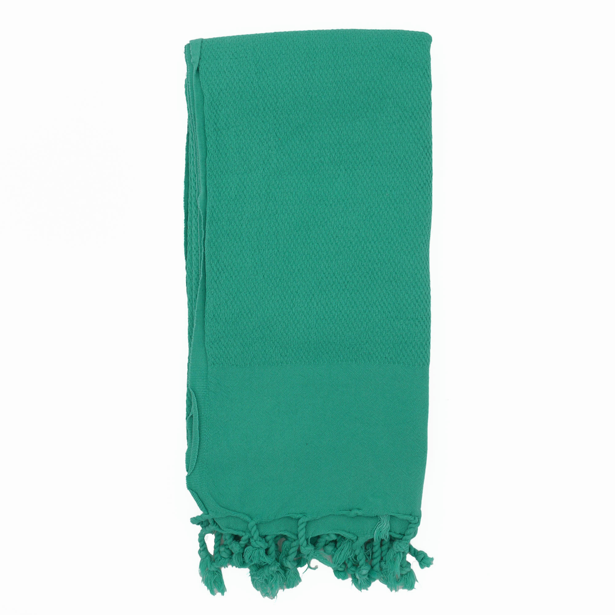 - Fouta vintage 100% coton avec franges menthe 95x170cm