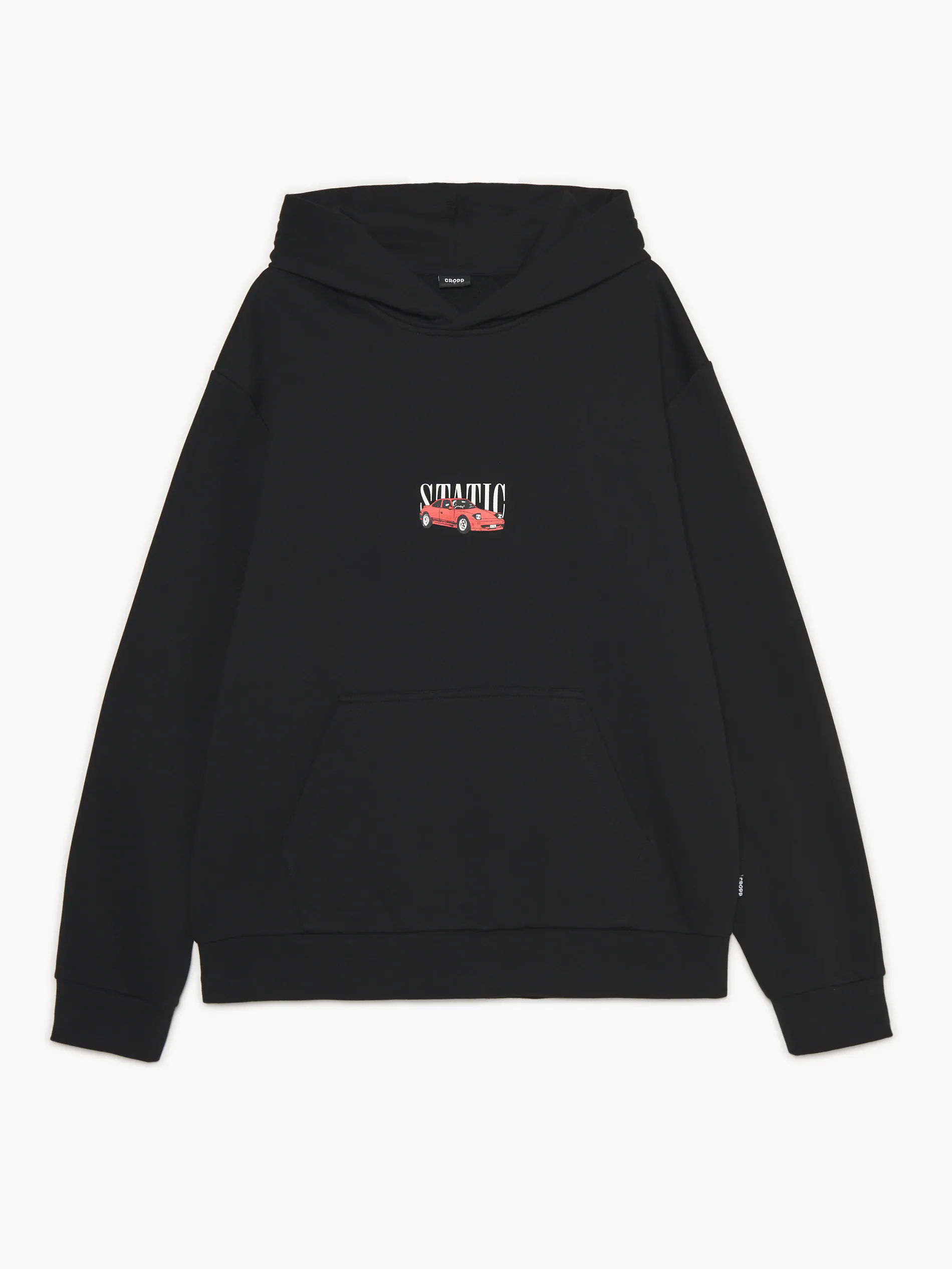 Czarna bluza hoodie z kaczkami