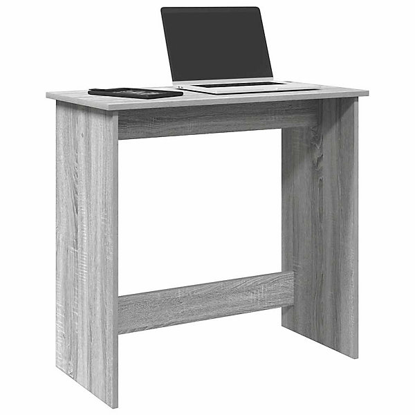 Bureau sonoma gris 80x40x75 cm bois d'ingénierie vidaXL