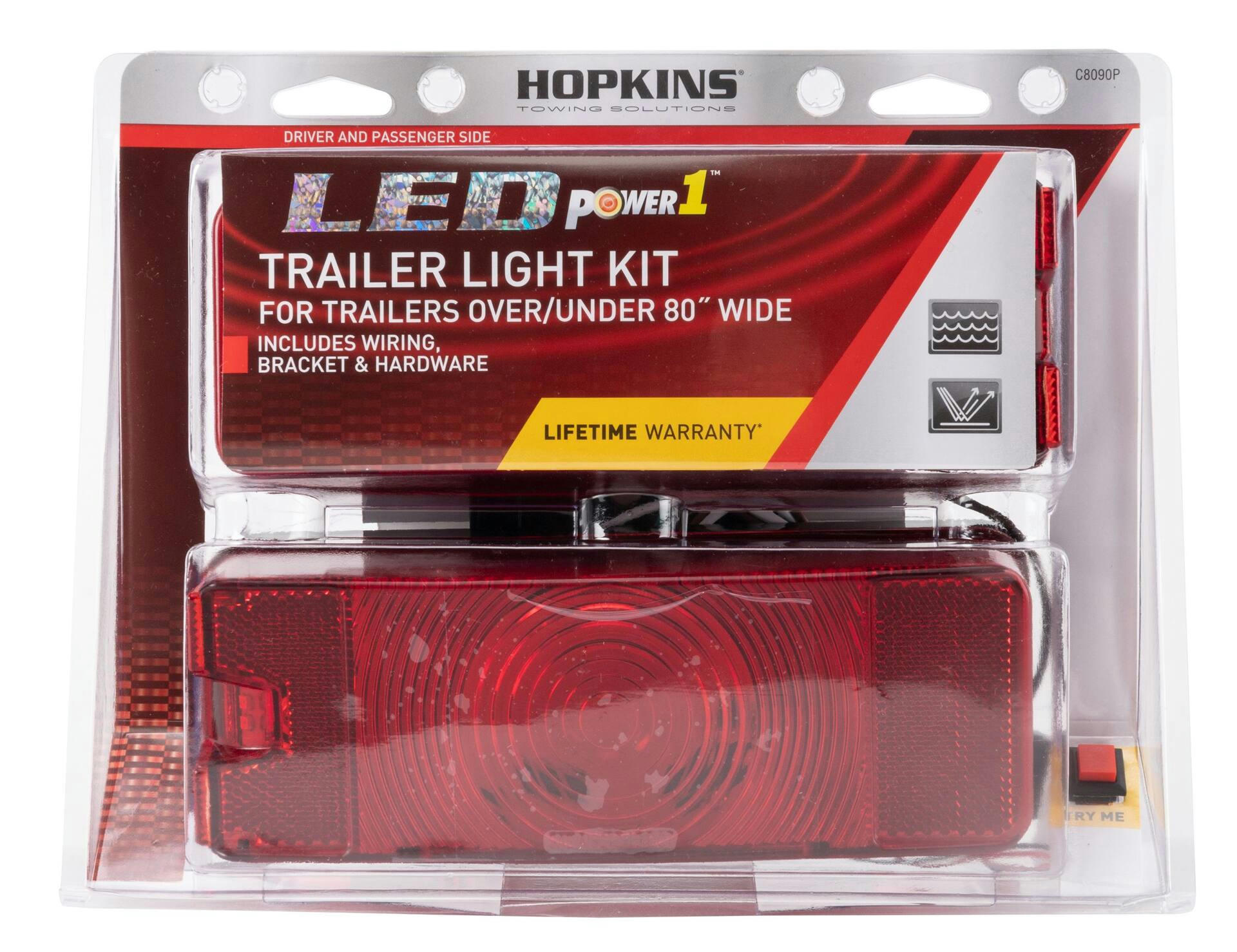 Hopkins Towing Solution LED Power Submersible Low-Profile Trailer Light Kit