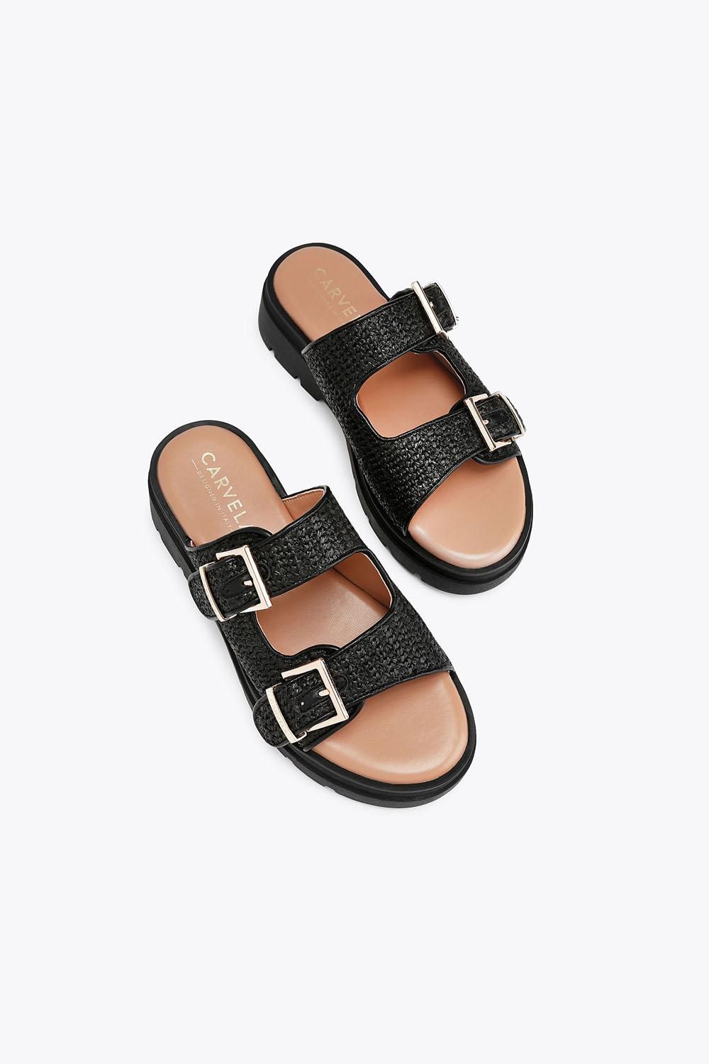 Carvela Bormio Buckle' Fabric Sandals