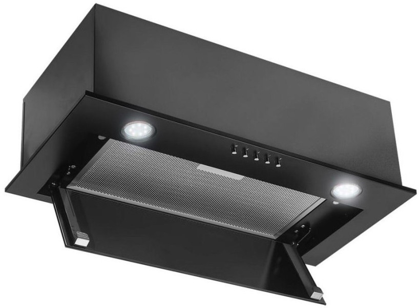 Okap szafkowy CIARKO SL BOX Glass 60 Czarny
