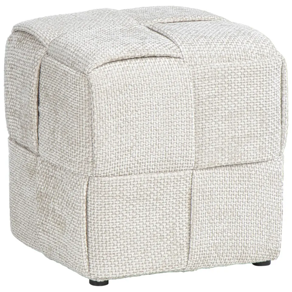 Poef Granada - zand - 40x37x37 cm