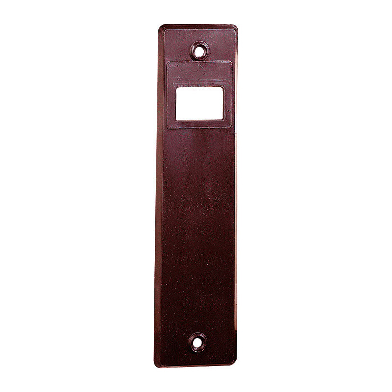 Plaque en PVC pour enrouleur encastrable brune TEKNIBOX