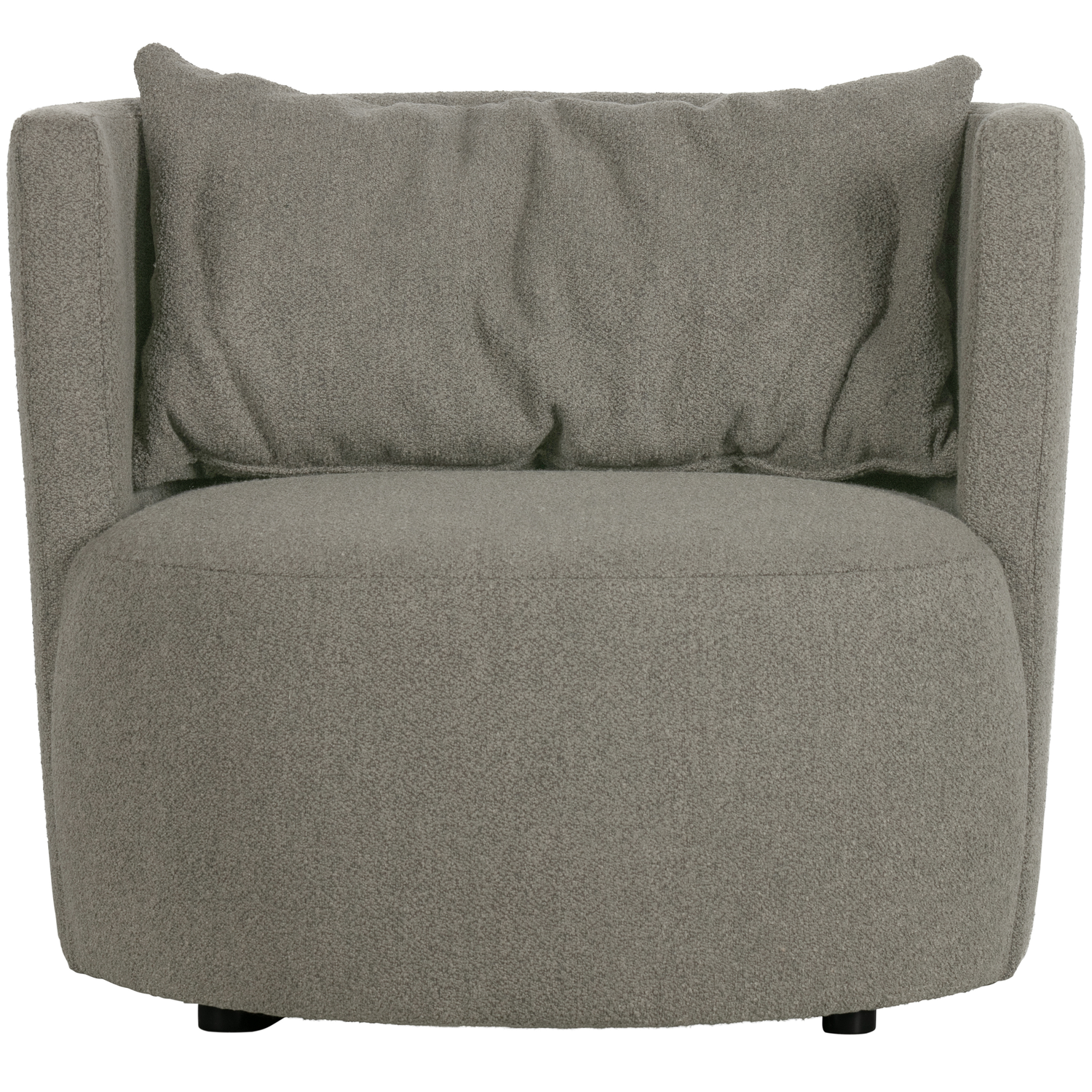 vtwonen fauteuil Explore - Bouclé - Grijs - 81x96x92