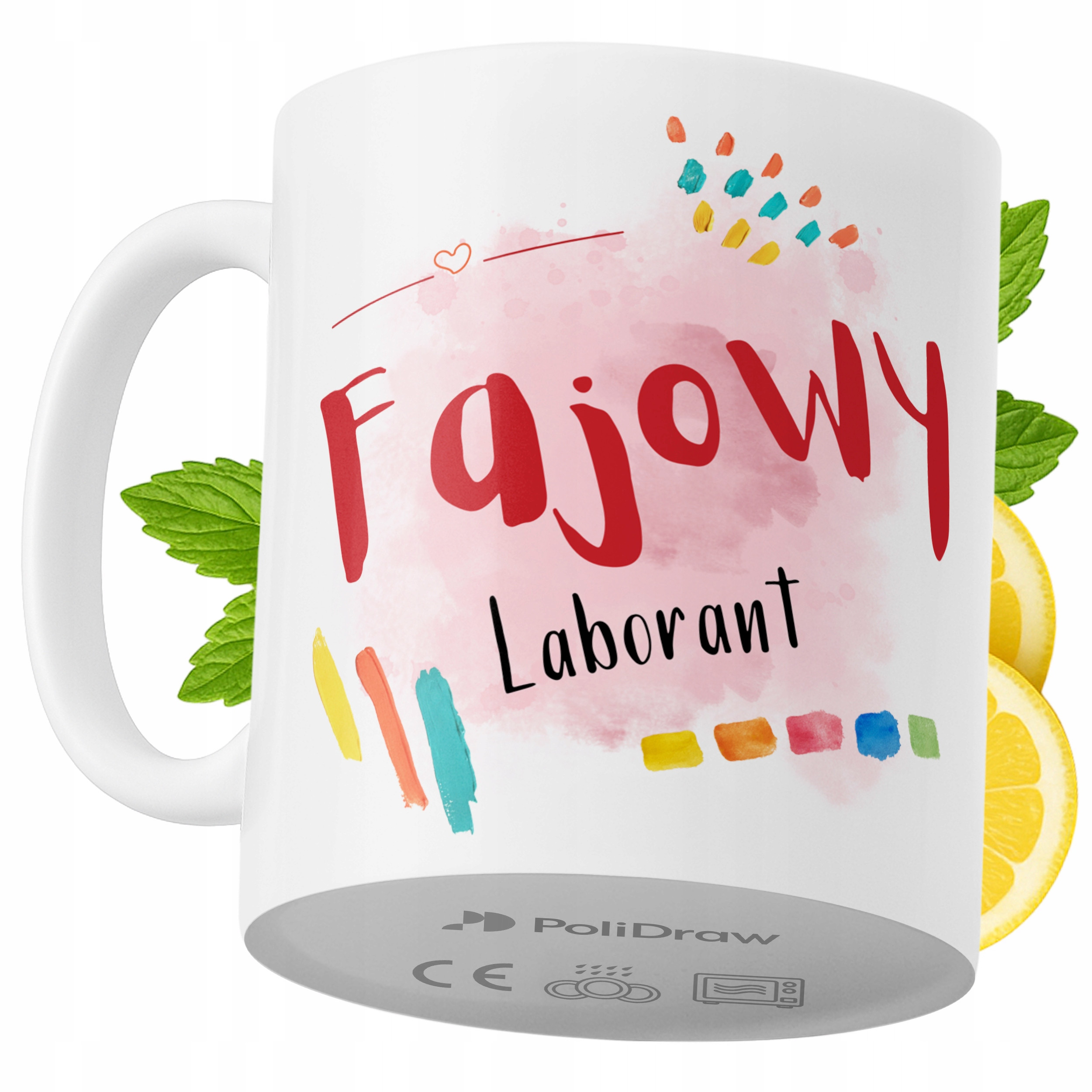 Kubek Dla Laboranta na Prezent z Nadrukiem ze Zdjęciem 330 ml PoliDraw