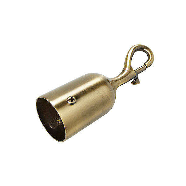 Naissance pour corde de rampe avec porte-mousqueton Diall en laiton pour Ø.40 mm