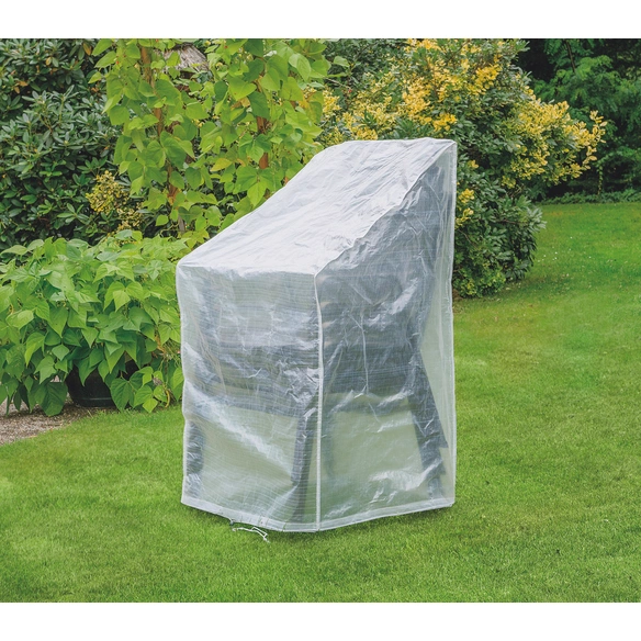 Gartenmöbel-Schutzhülle, für 6 Stapelsessel, 65x65x110/150 cm