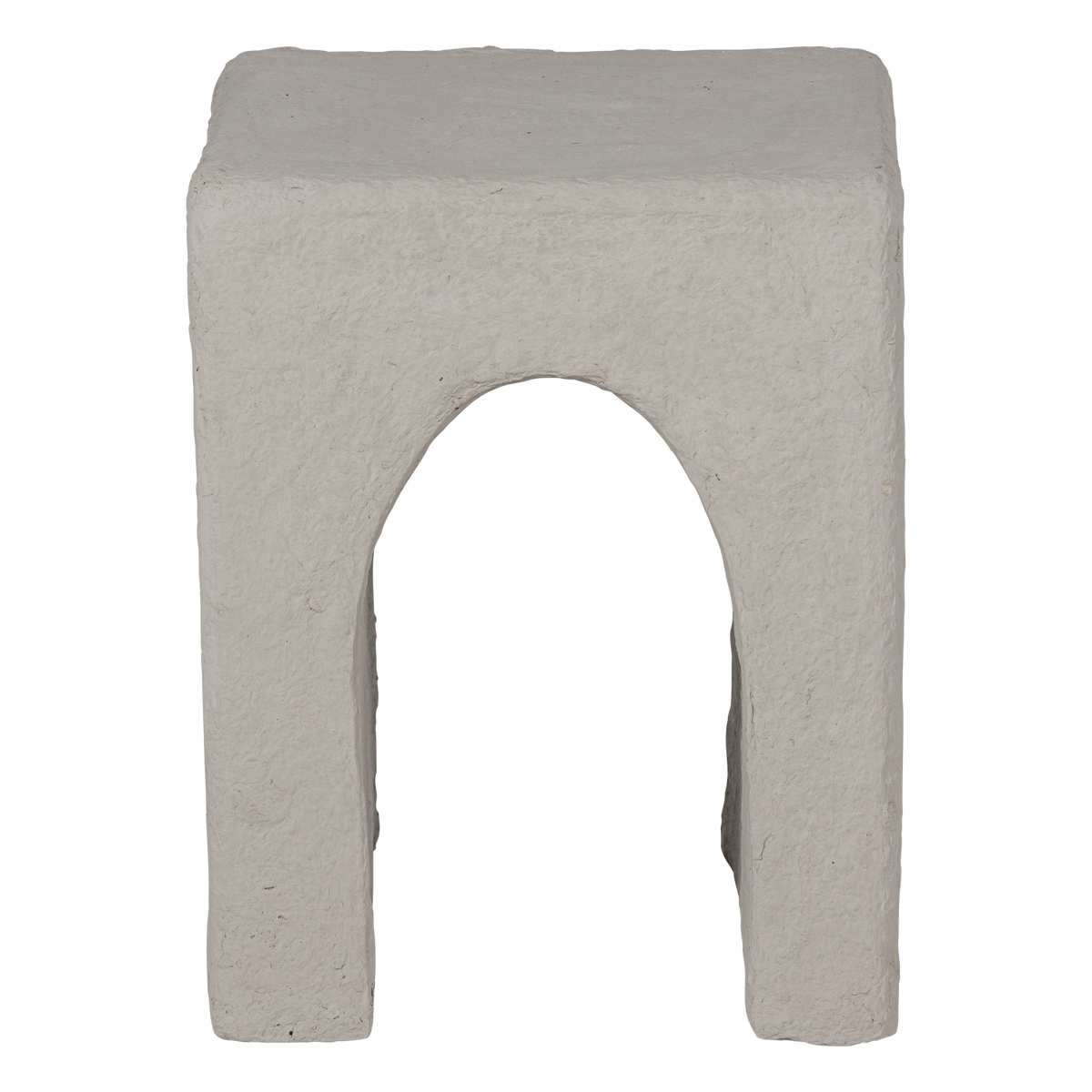 WOOOD bijzettafel Tovi - Papier Mache - Grijs - 45x40x35