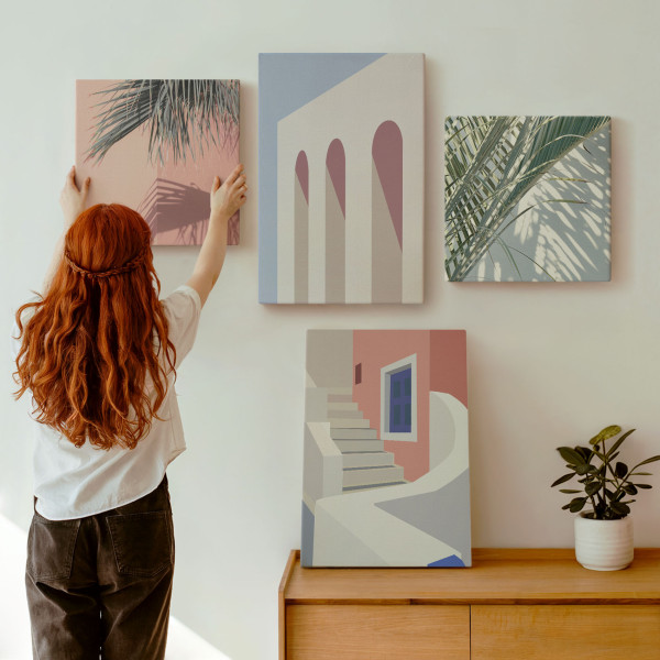 Obraz canvas 4 częściowy Architektura miejska |40x40, 40x60| Wallfluent