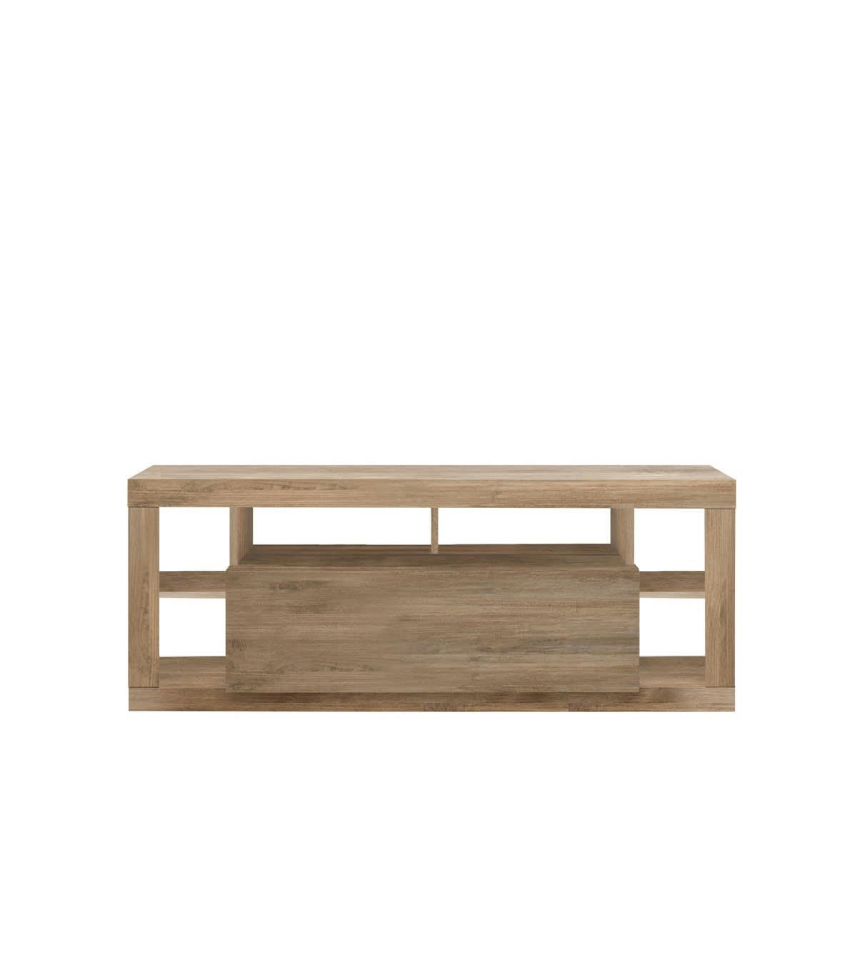 RIMINI - Meuble TV 1 porte effet bois - L172 cm