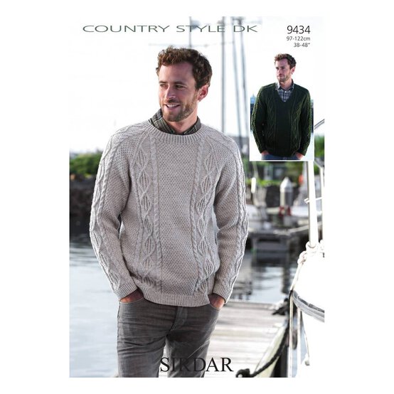 Sirdar Country Style DK Jumper Digital Pattern 9434