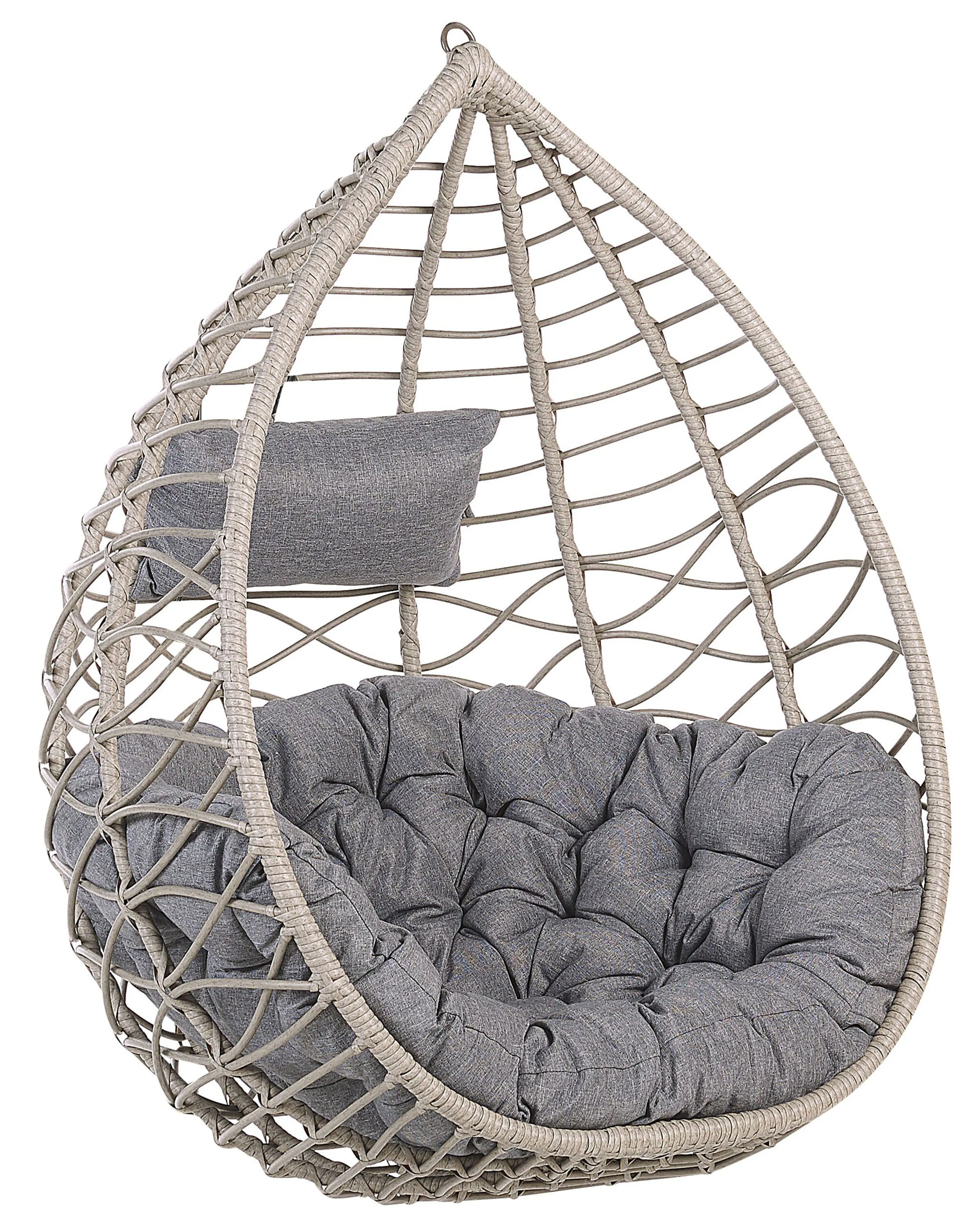 Hanging Chair ARSITA PE Rattan Grey