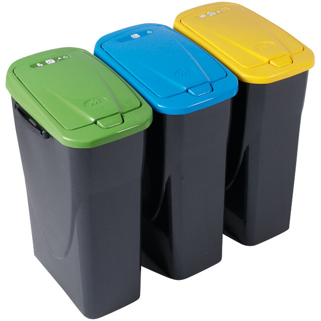 Poubelle tri sélectif bleue 25 L