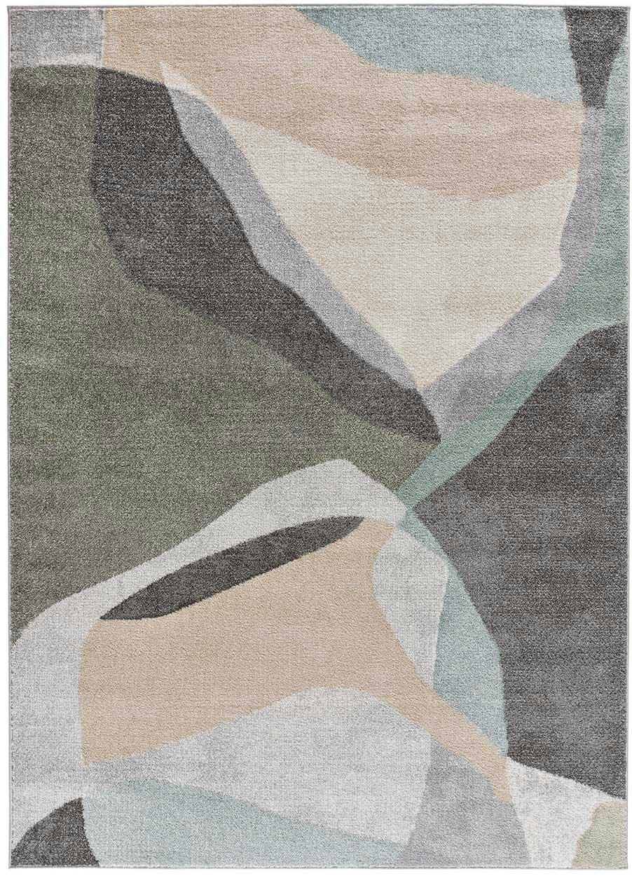 AYDIN - Tapis abstrait multicolore, 160X230 cm