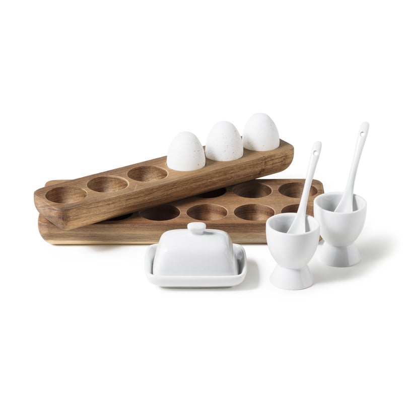 Eiertray hout - voor 12 eieren