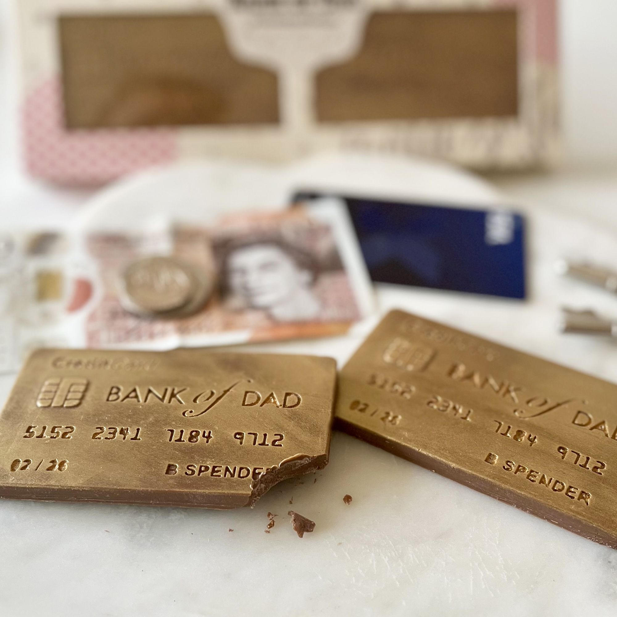 CHOC ON CHOC Bank of Dad Chocolate
