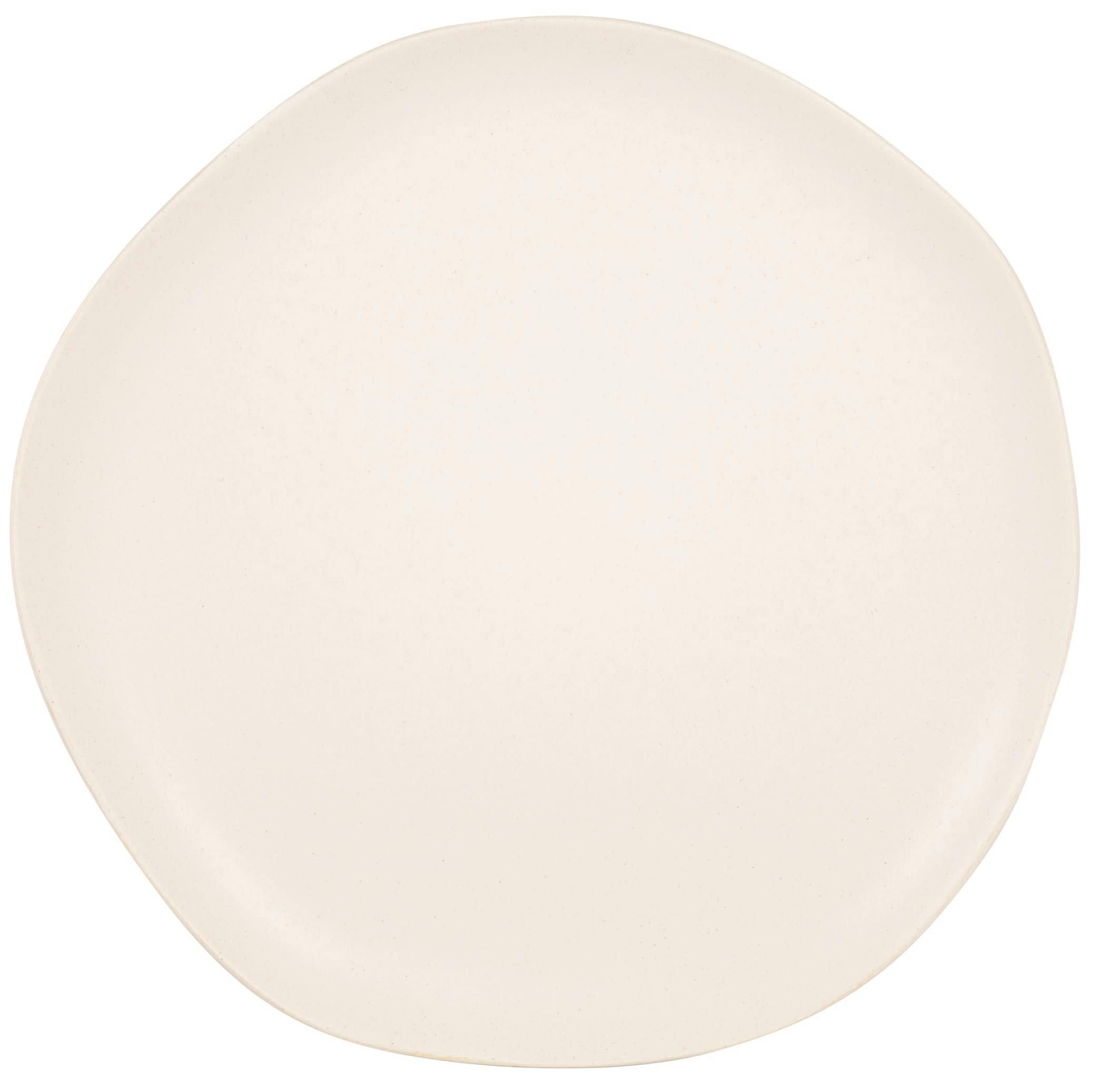 ATILIA - Assiette plate en grès beige