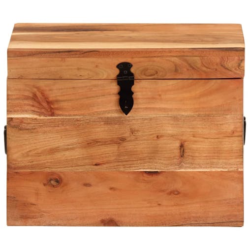 NNEVL Storage Box 39x28x31 cm Solid Wood Acacia