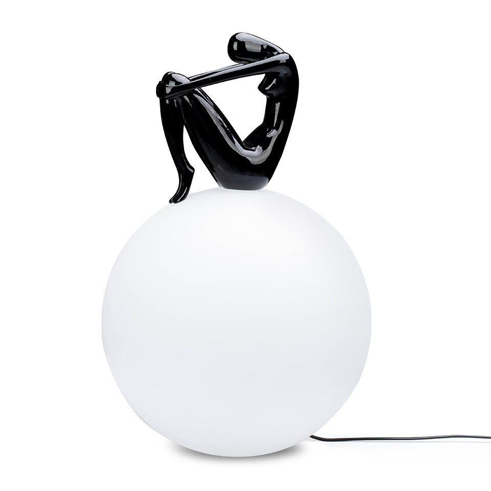 MOOSEE lampa stołowa UOMO 35 czarna