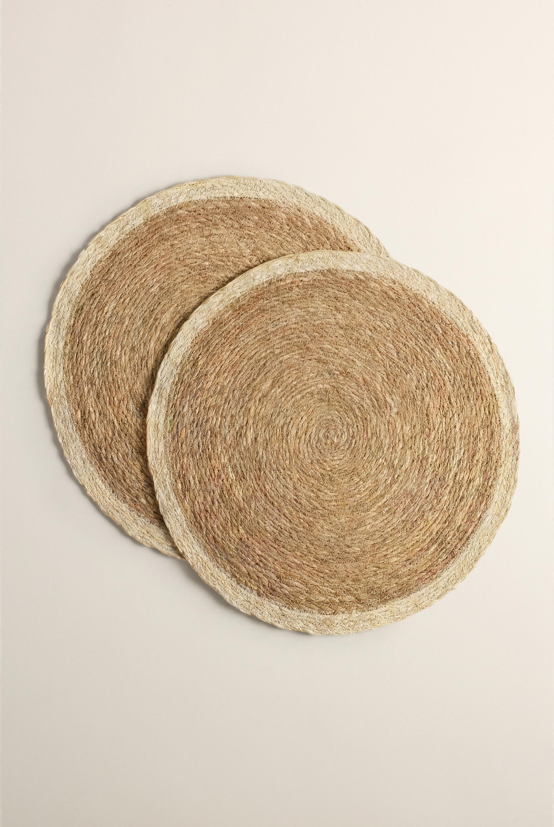 Pack 2 salvamanteles redondos 38 cm