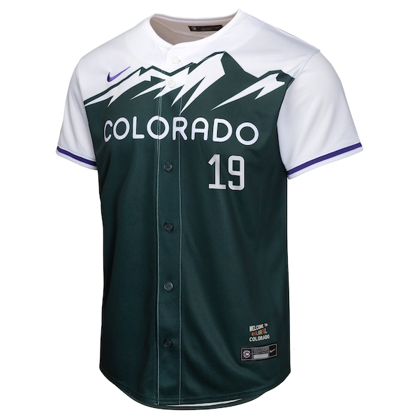 Charlie Blackmon Colorado Rockies Nike Youth City Connect Limited Player Jersey - Green
