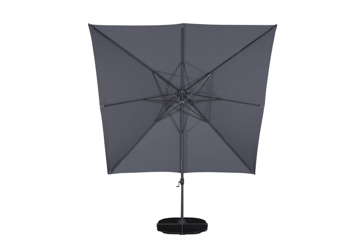 Rebellenclub Vio Parasol - ø293 cm - Donkergrijs