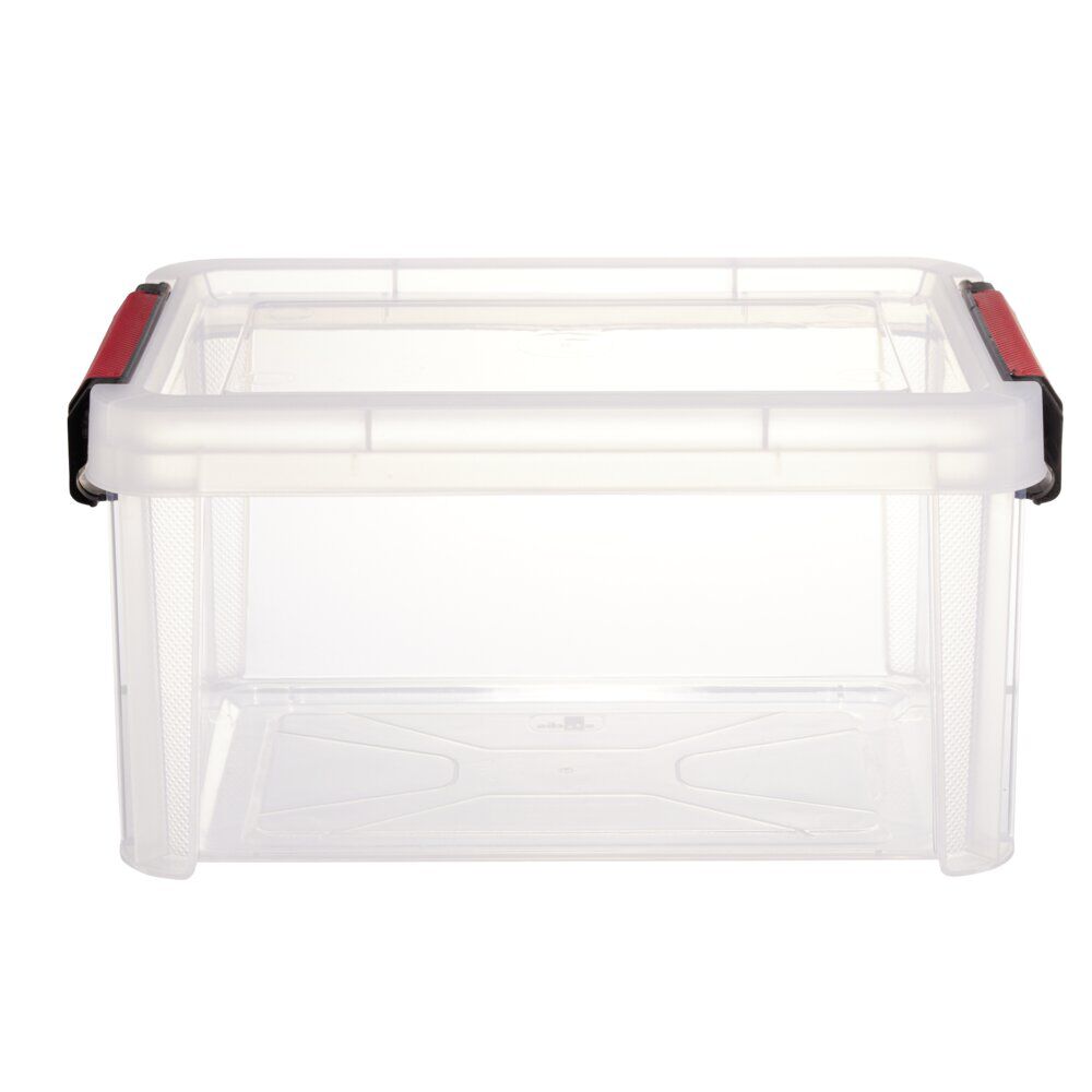 BoÎte de rangement transparent avec fermeture à clips 5L