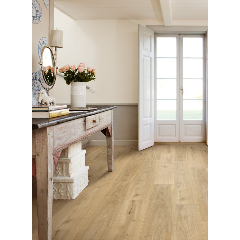Sol stratifié Drammen chêne dune 1,6 m² PERGO